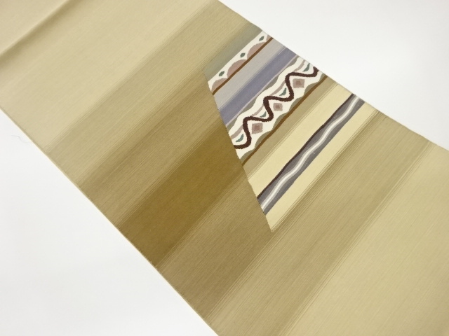 JAPANESE NAGOYA OBI / WOVEN STRIPE